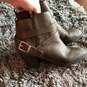 Express Brown Booties